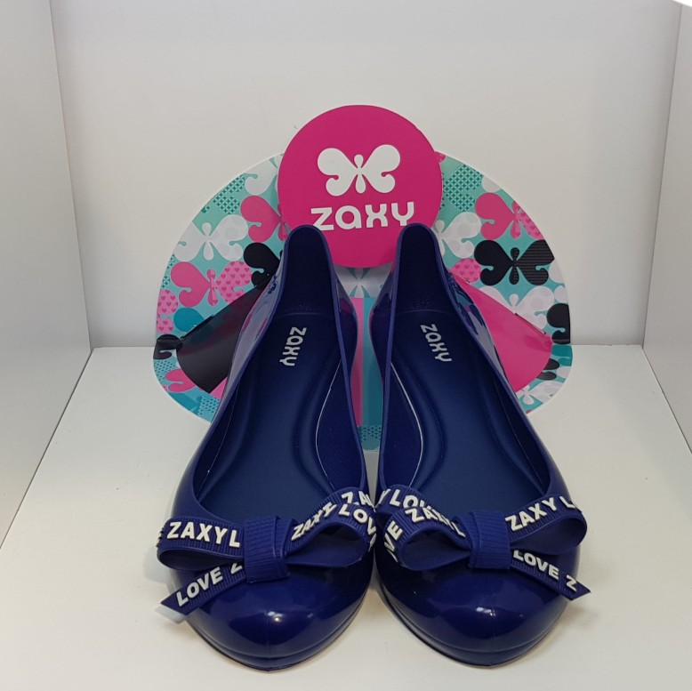 Baleriny damskie ZAXY 82707 Granatowe