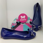 Baleriny damskie ZAXY 82707 Granatowe