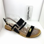 Sandały damskie skóra LES TROPEZIENNES Horlane 23413 Noir Black