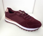 Buty sportowe damskie Big Star Sneakers GG274522 604 Bordo