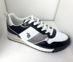 Sneakersy damskie Polo 4113S1 Czarny
