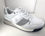 Sneakersy damskie Polo 4113S1YM1 Srebrny