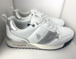 Sneakersy damskie Polo 4113S1YM1 Srebrny