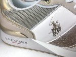 Sneakersy damskie Polo 4113S1YM1 Złoty