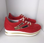 Sneakersy damskie Solo Due 1385 Czerwony
