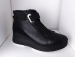 Sneakersy damskie IGI&CO skórzane 4141811 Nero