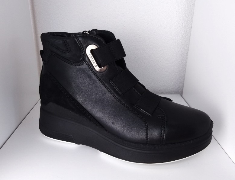 Sneakersy damskie IGI&CO skórzane 4141811 Nero