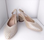 Sandały damskie Sala skórzane 9842/1904 Złoty