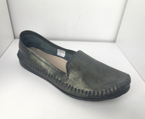 Mokasyny damskie Higo skórzane 2176 Zielony