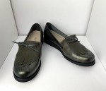 Półbuty damskie skórzane HIGO 1950/0 Elit Green