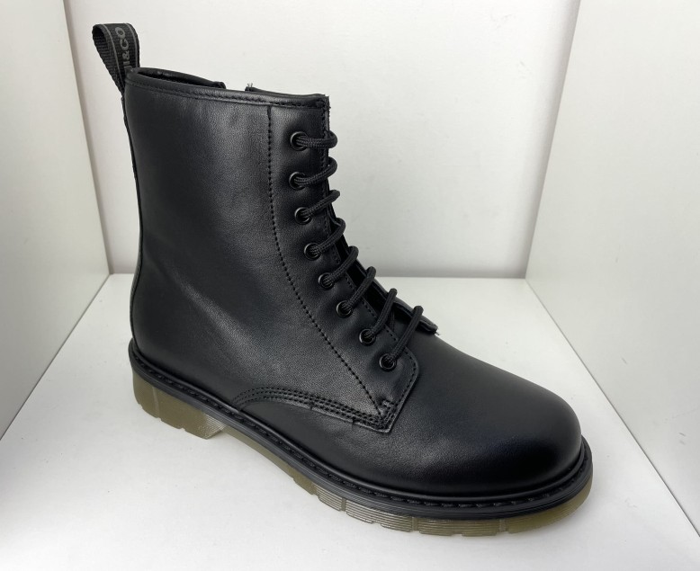 Botki damskie IGI&CO skórzane 8188200 Nero