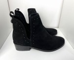 Botki damskie HIGO skóra 2263 Czarny