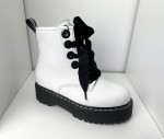 Botki damskie trapery IGI&CO skórzane 8189311 Bianco