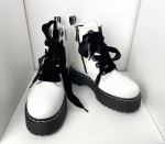 Botki damskie trapery IGI&CO skórzane 8189311 Bianco