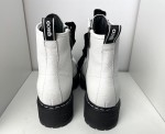 Botki damskie trapery IGI&CO skórzane 8189311 Bianco