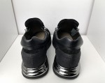 Półbuty Sneakers damskie skórzane HIGO 2201 Czarny