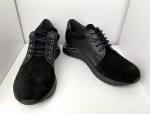 Półbuty Sneakers damskie skórzane HIGO 2203 Czarny