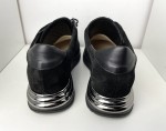 Półbuty Sneakers damskie skórzane HIGO 2203 Czarny