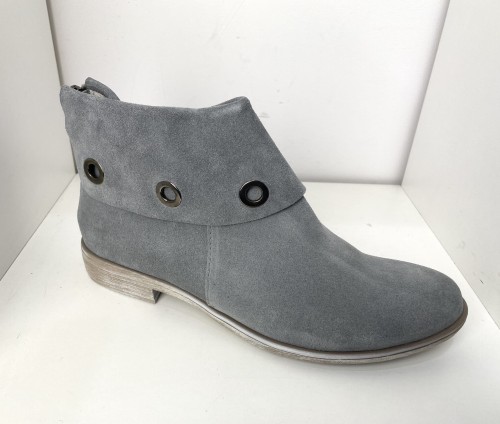 Botki damskie skórzane HIGO 1866 Popiel