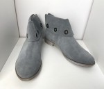 Botki damskie skórzane HIGO 1866 Popiel