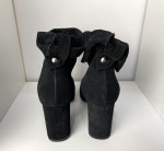 Botki damskie HIGO skóra 1801 Czarny