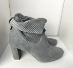 Botki damskie HIGO skóra 1801 Popiel