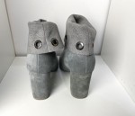 Botki damskie HIGO skóra 1800 Popiel
