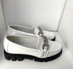 Półbuty damskie HIGO skórzane 1846 Biały