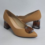 Czółenka damskie HIGO 2329 camel