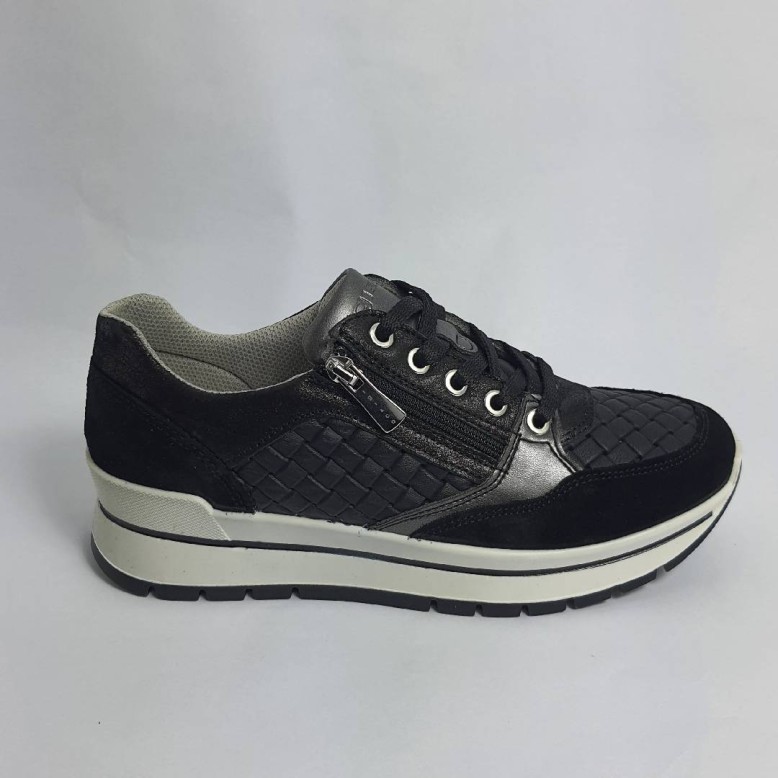 Sneakersy damskie IGI&CO  1661000 SCAMOS/NAPPA/NERO