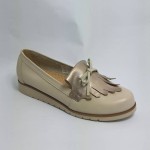 Półbuty damskie HIGO skóra 1950/0 Beż