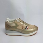 Sneakersy damskie  Us Polo sylvia001 gold