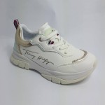 Sneakersy damskie Tommy Hilfiger T3A4-32164-0289X048 White platinum