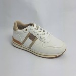 Sneakersy damskie Tommy Hilfiger T3A4-32160-0813X223 White  Beige