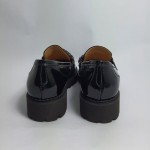 Mokasyny damskie KARINO 4500/090 czarny naplak