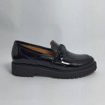 Mokasyny damskie KARINO 4500/090 czarny naplak
