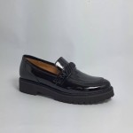 Mokasyny damskie KARINO 4500/090 czarny naplak