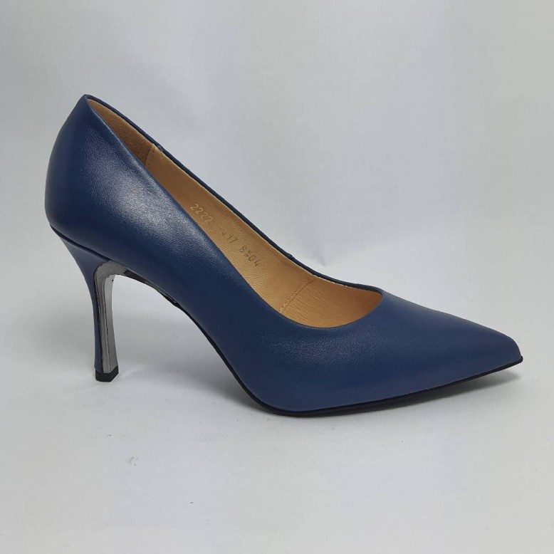 Czółenka damskie  HIGO 2417  granat