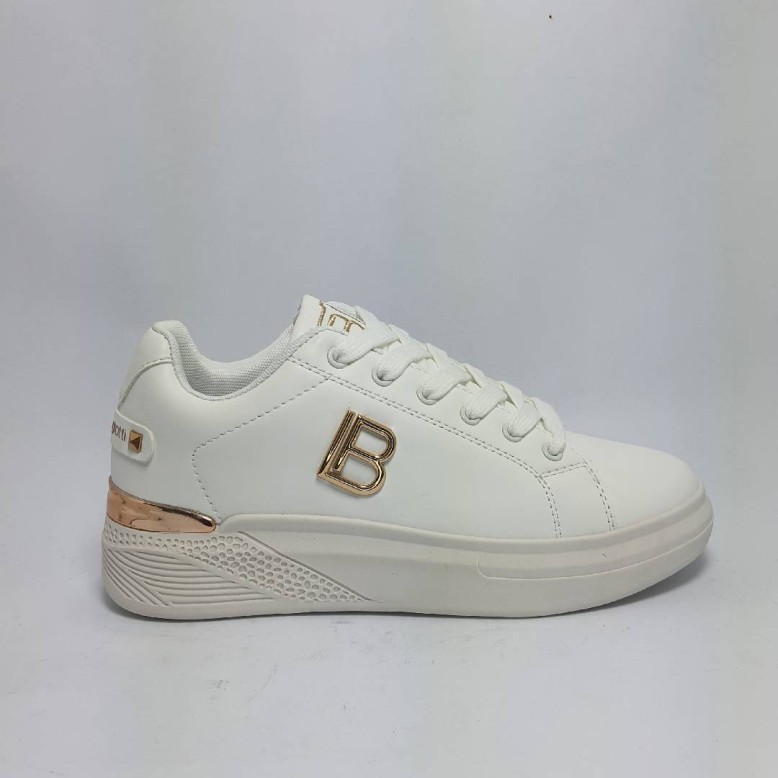 Sneakersy  damskie LAURA BIAGIOTTI   7803 white