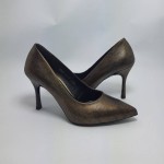 Czółenka damskie  HIGO 2417  MIEDŹ