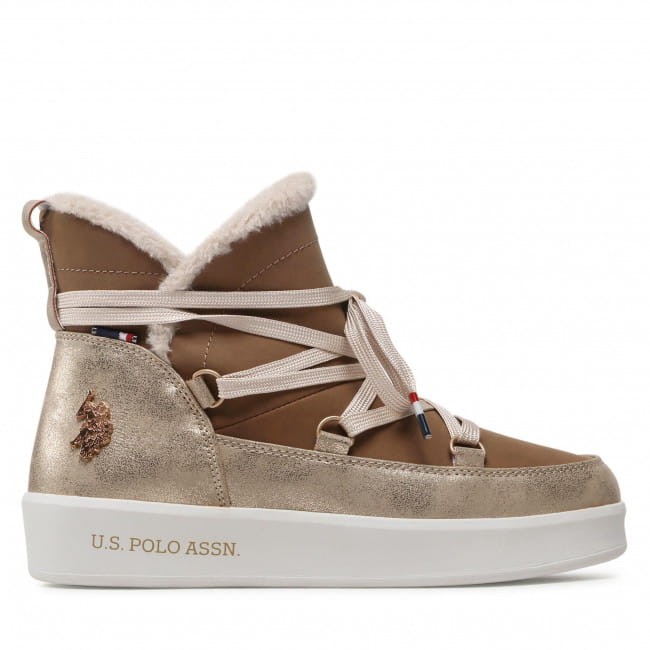 Botki damskie U.S. POLO Assn  vegy001w/bhy5 beige
