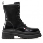 Botki damskie Tommy Hilfiger T3A5-32415-145599 BLACK/LACE-UP BOTIE