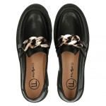 Mokasyny damskie FILIPPO  3221/23 CZARNY