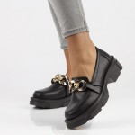 Mokasyny damskie FILIPPO  3221/23 CZARNY