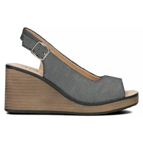 Sandały damskie  FILIPPO 4508/23 BK WH CZARNE 
