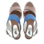 Sandały damskie   US. POLO ALYSSA011W/3YC1 CUO-BLU02