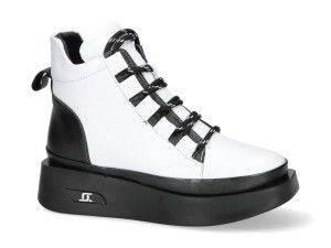 Botki  damskie ARTIKER 53C0883 BIAŁY