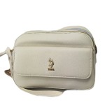 Torebka damska US.POLO NEW JONES CROSS W POCKET BIUJE5564WVP802 OFF WHITE