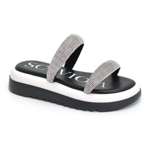 Klapki  damskie  SCAVIOLA   L-40 BLACK