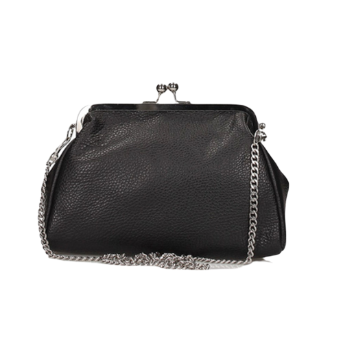 Torebka damska listonoszka Toscanio B77 CZARNY 